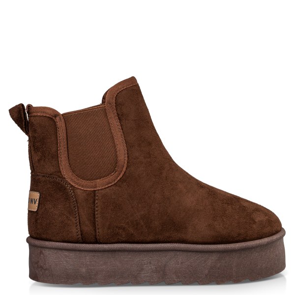FAUX SHEARLING BOOTIES