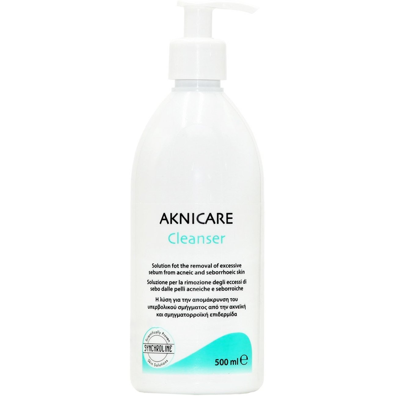 Synchroline Aknicare Cleanser Υγρό Αφρίζον Καθαριστικό Προσώπου για Λιπαρό Δέρμα με Τάση Ακμής 500ml