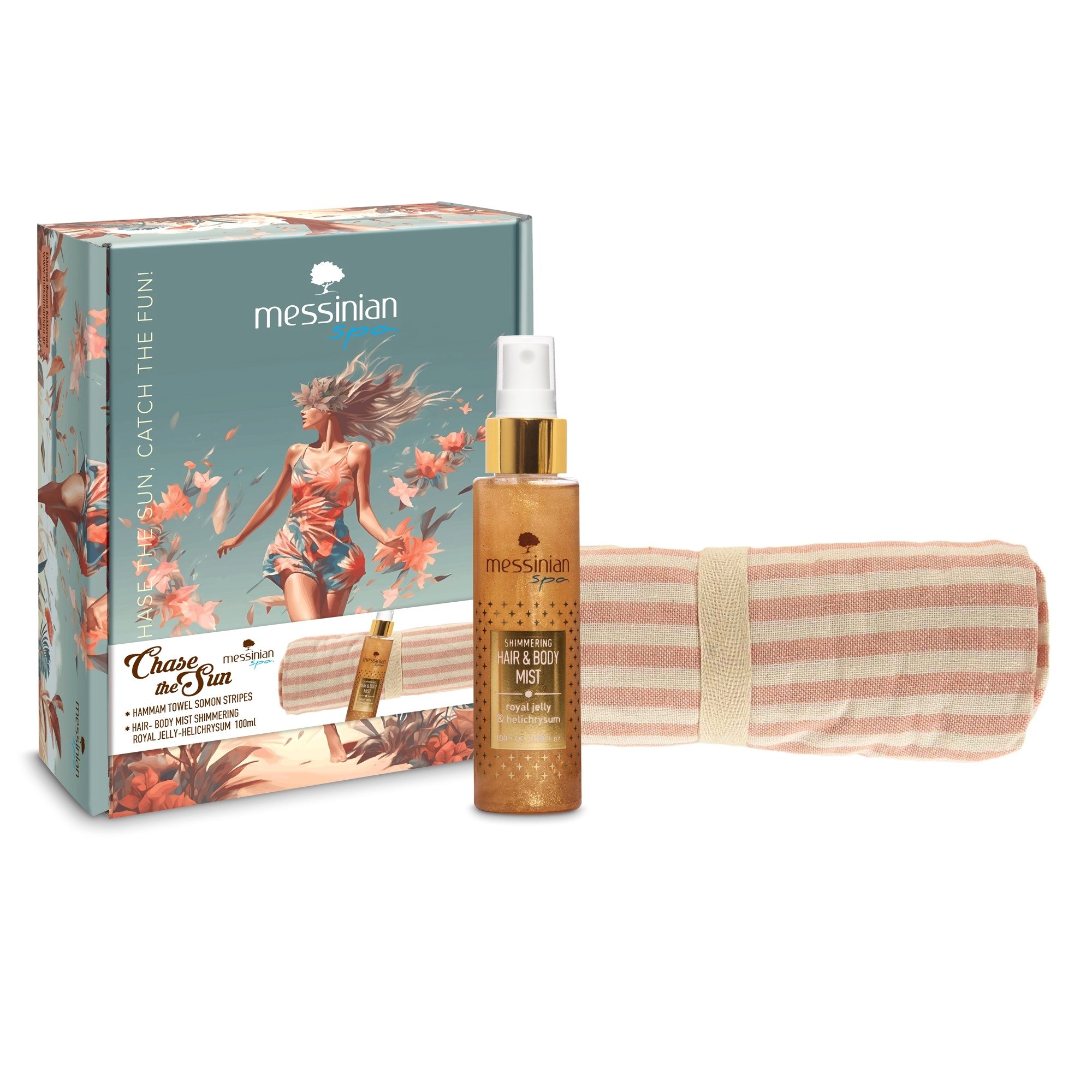 Messinian Spa Promo Royal Jelly & Helichrysum Hair & Body Mist Ενυδατικό Mist Μαλλιών & Σώματος με Βασιλικό Πολτό & Ελίχρυσο 100ml