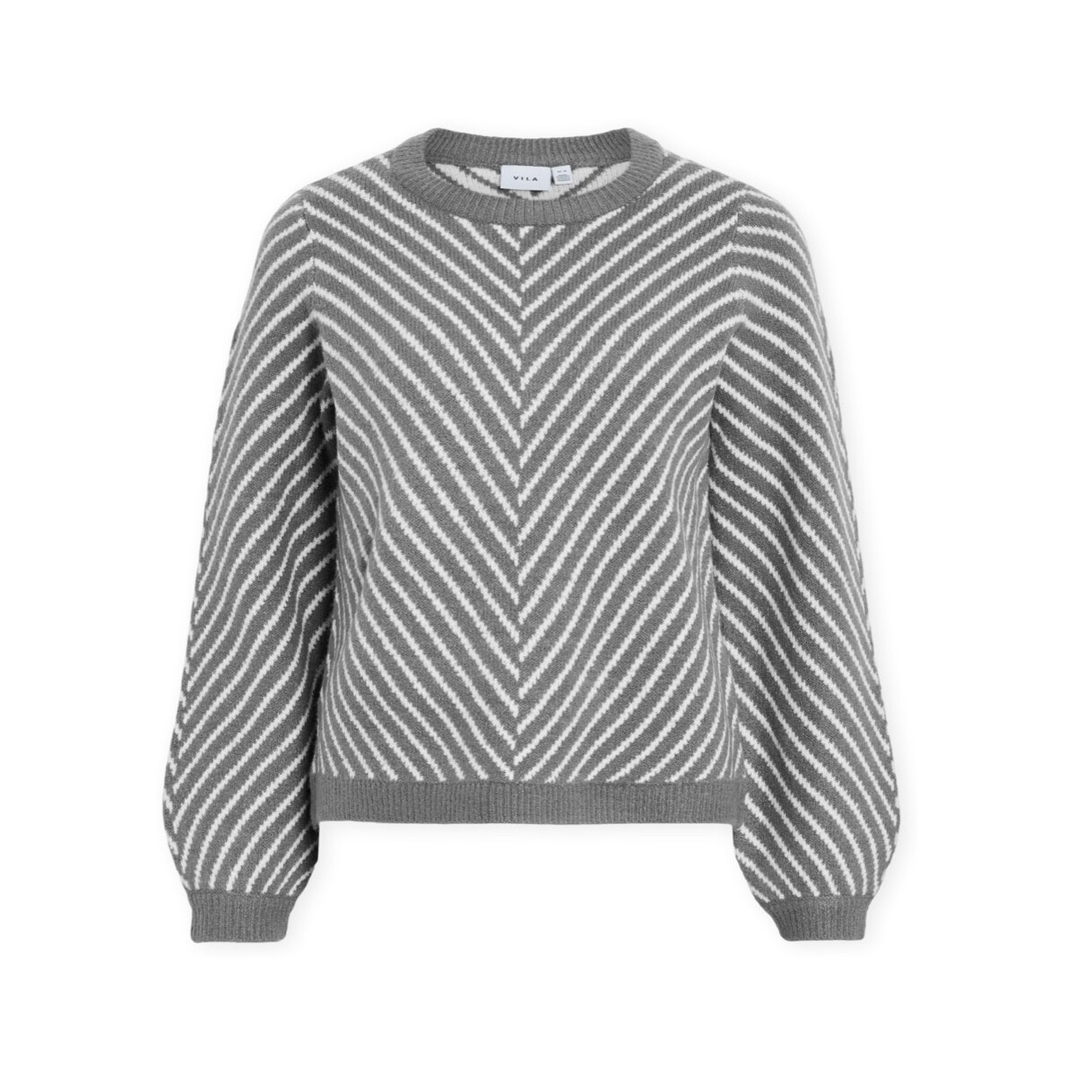 Πουλόβερ Vila Khaia Knit - Medium Grey Melange