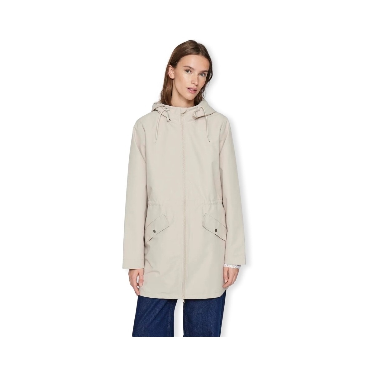 Παλτό Vila Noos Tally Repellent Jacket - Feather Grey