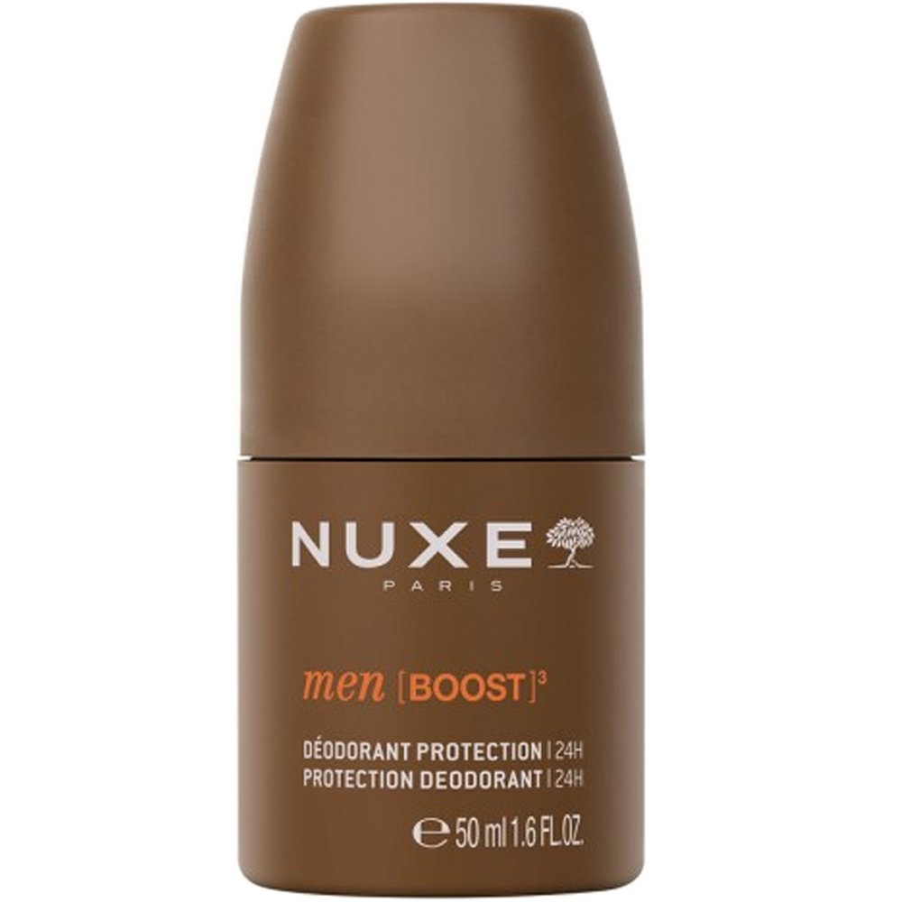 Nuxe Men Boost 3, 24h Protection Deodorant Ανδρικό Αποσμητικό 24ώρης Προστασίας που δεν Αφήνει Σημάδια 50ml
