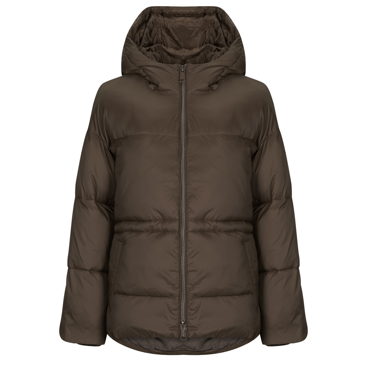 Χοντρό μπουφάν Guess MARIKA HOODED JACKET