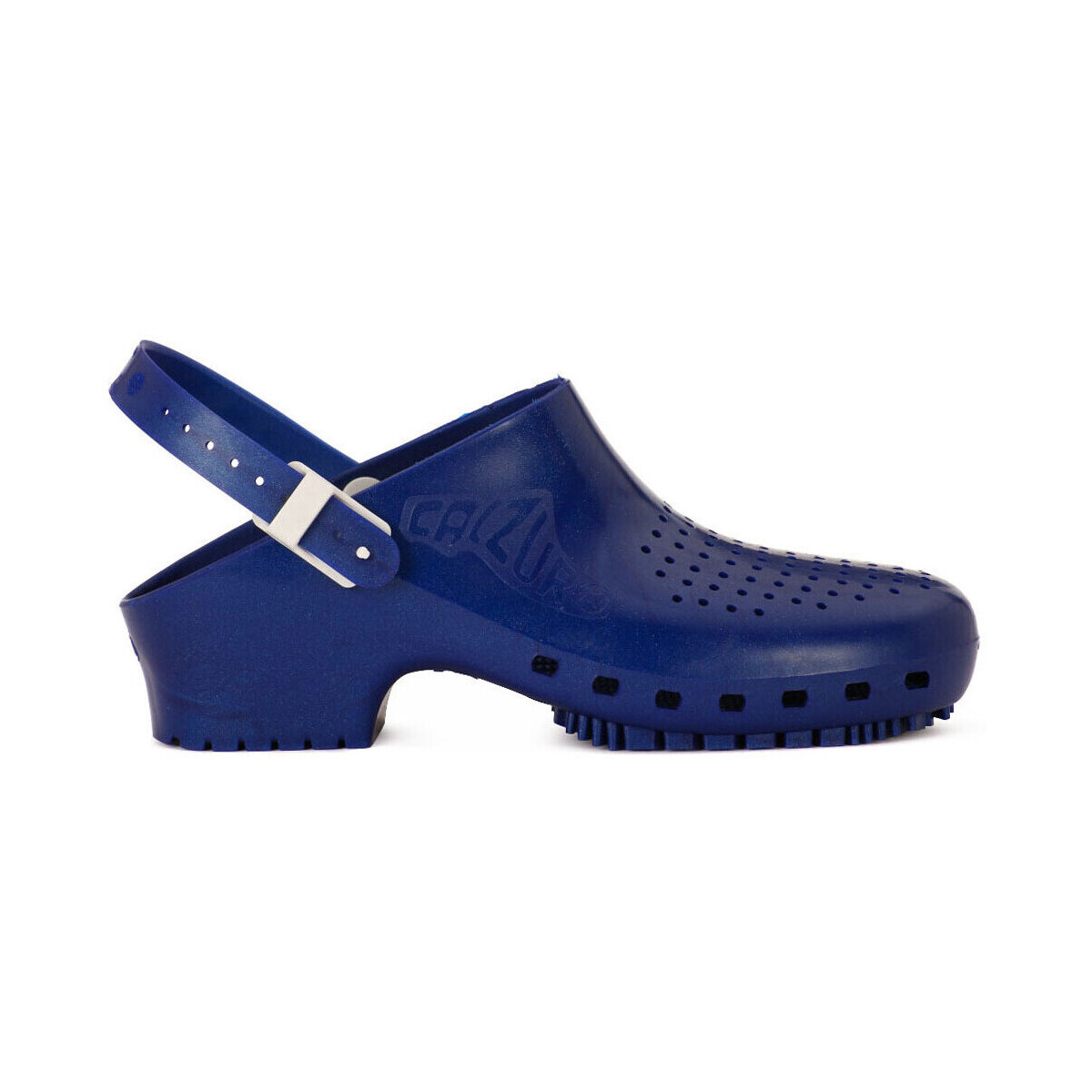 Mules Calzuro S BLU METAL CINTURINO