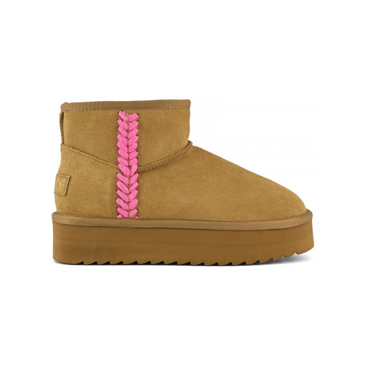 Μποτίνια Colors of California Platform boot spike stitching