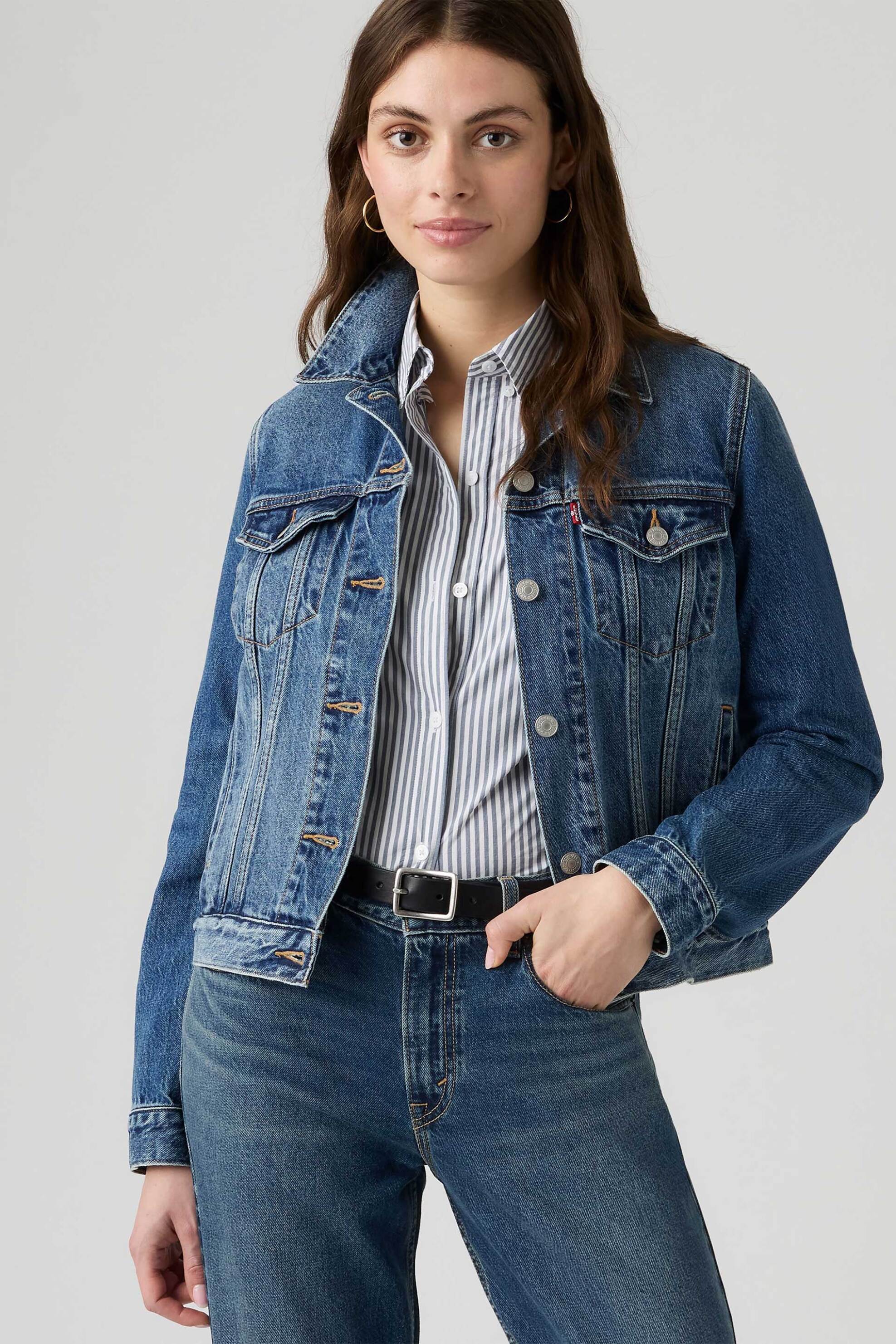 Levi's® γυναικείο denim jacket Slim Fit "The Original Trucker"