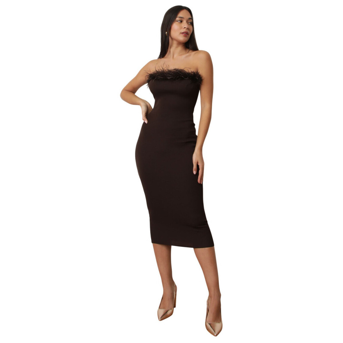 Μακριά Φορέματα La Modeuse 77133_P182783