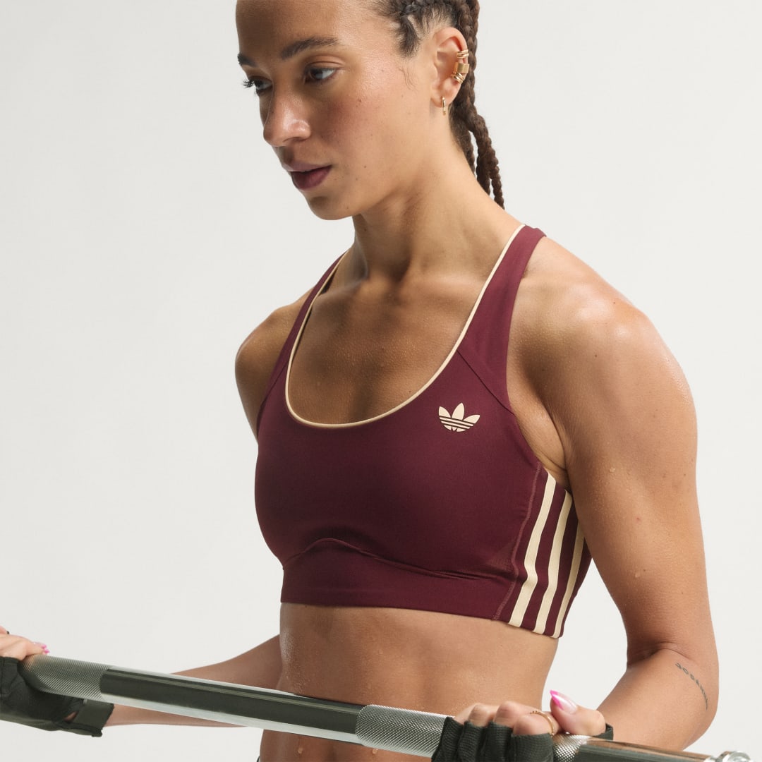Αθλητικό bra adidas Originals με μεσαία υποστήριξη
