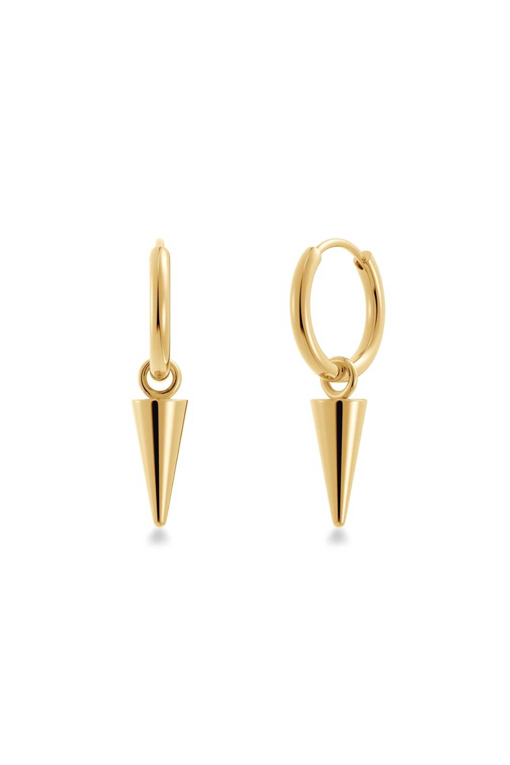 EDBLAD γυναικεία σκουλαρίκια "Peak Hoops Mini Gold"