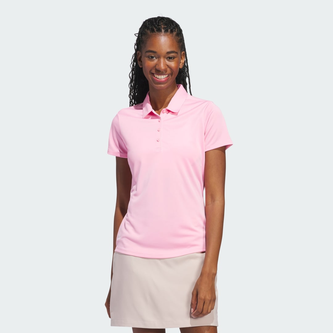 Women's Solid Performance Short Sleeve Polo Shirt