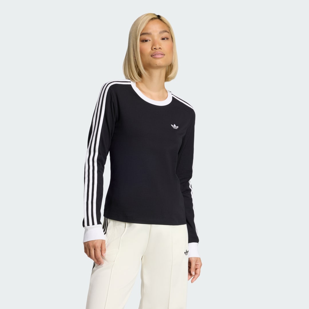 ΜΑΚΡΥΜΑΝΙΚΗ ΜΠΛΟΥΖΑ 3 STRIPES (SLIM)
