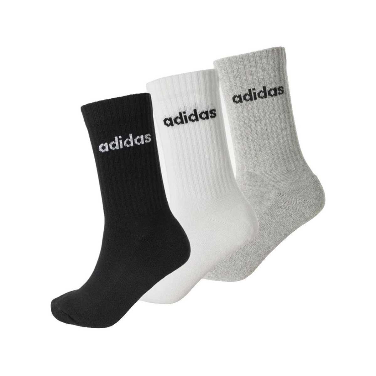 Αθλητικές κάλτσες adidas Chaussettes linear crew cushioned multicolore