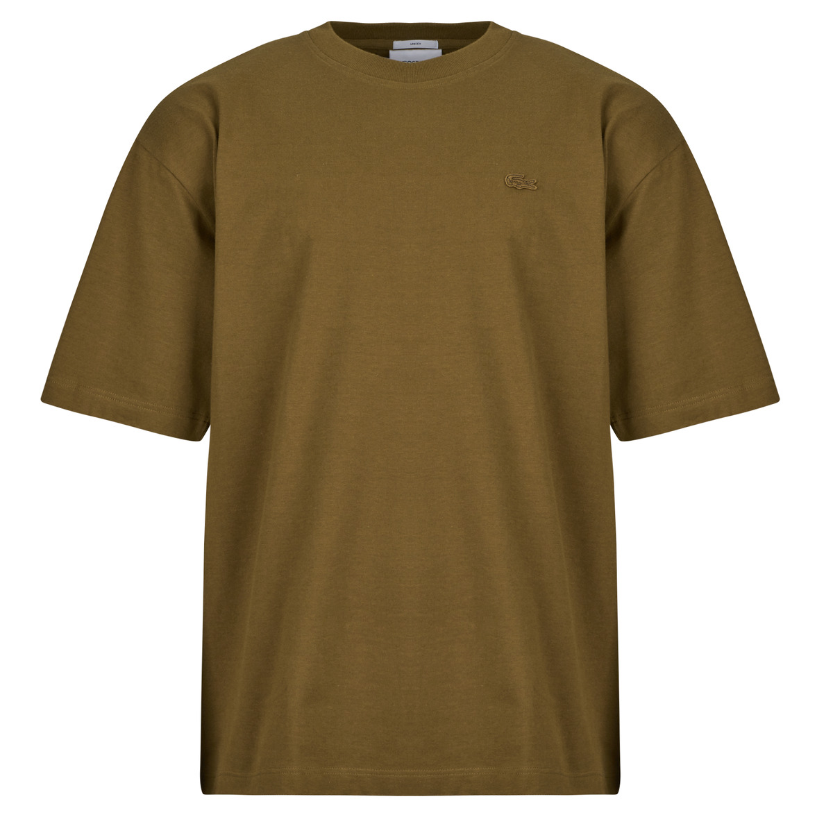 T-shirt με κοντά μανίκια Lacoste T-shirt en jersey de coton épais loose fit