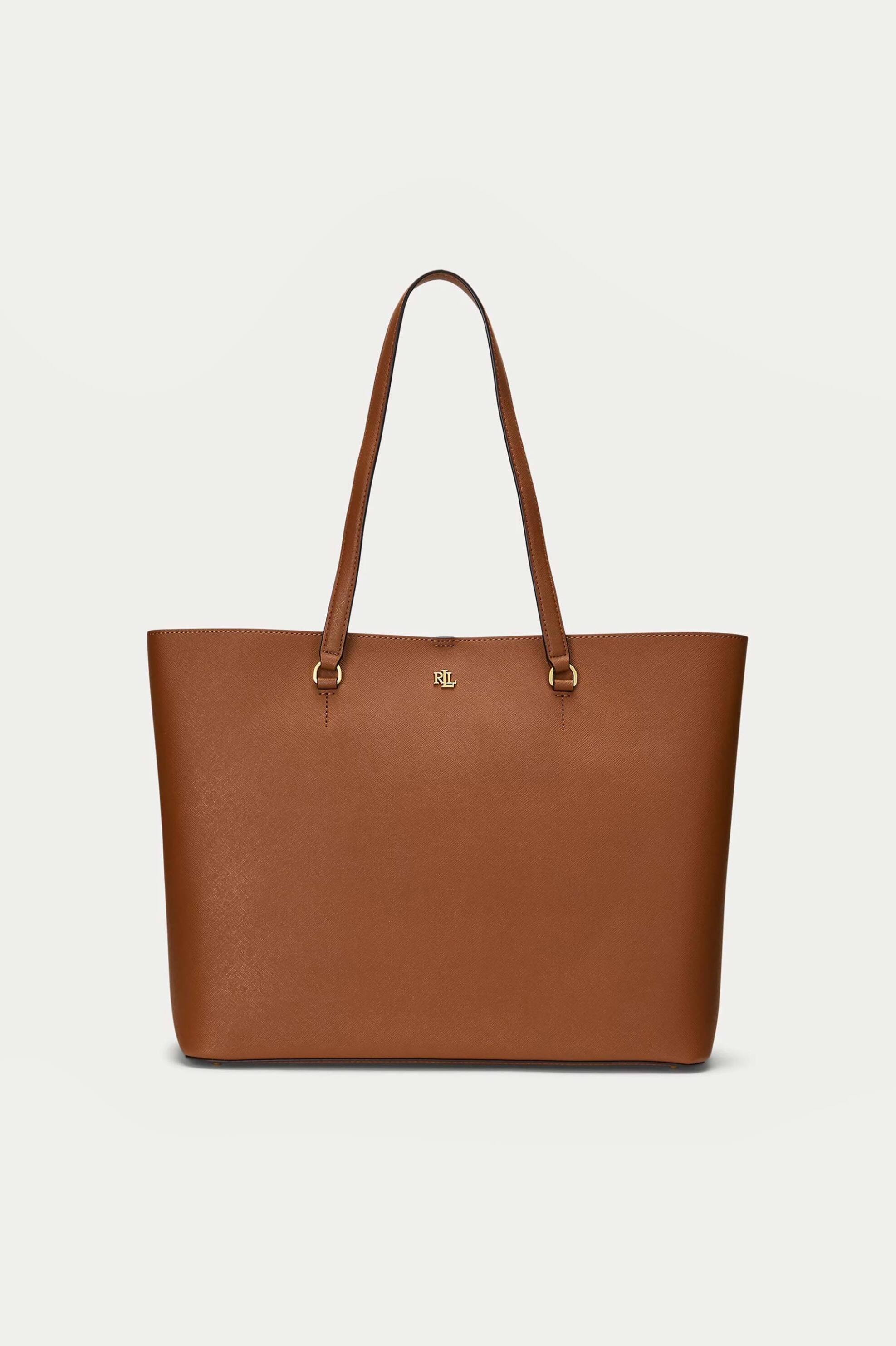Lauren Ralph Lauren γυναικεία δερμάτινη τσάντα tote "Karly Large " | ONE