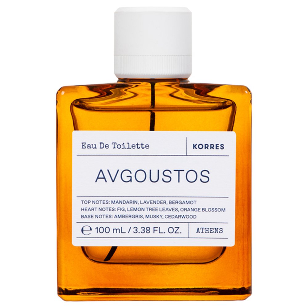 Korres Eau De Toilette Avgoustos Γυναικείο Άρωμα με Νότες Μανταρινιού, Λεβάντας & Περγαμόντου 100ml