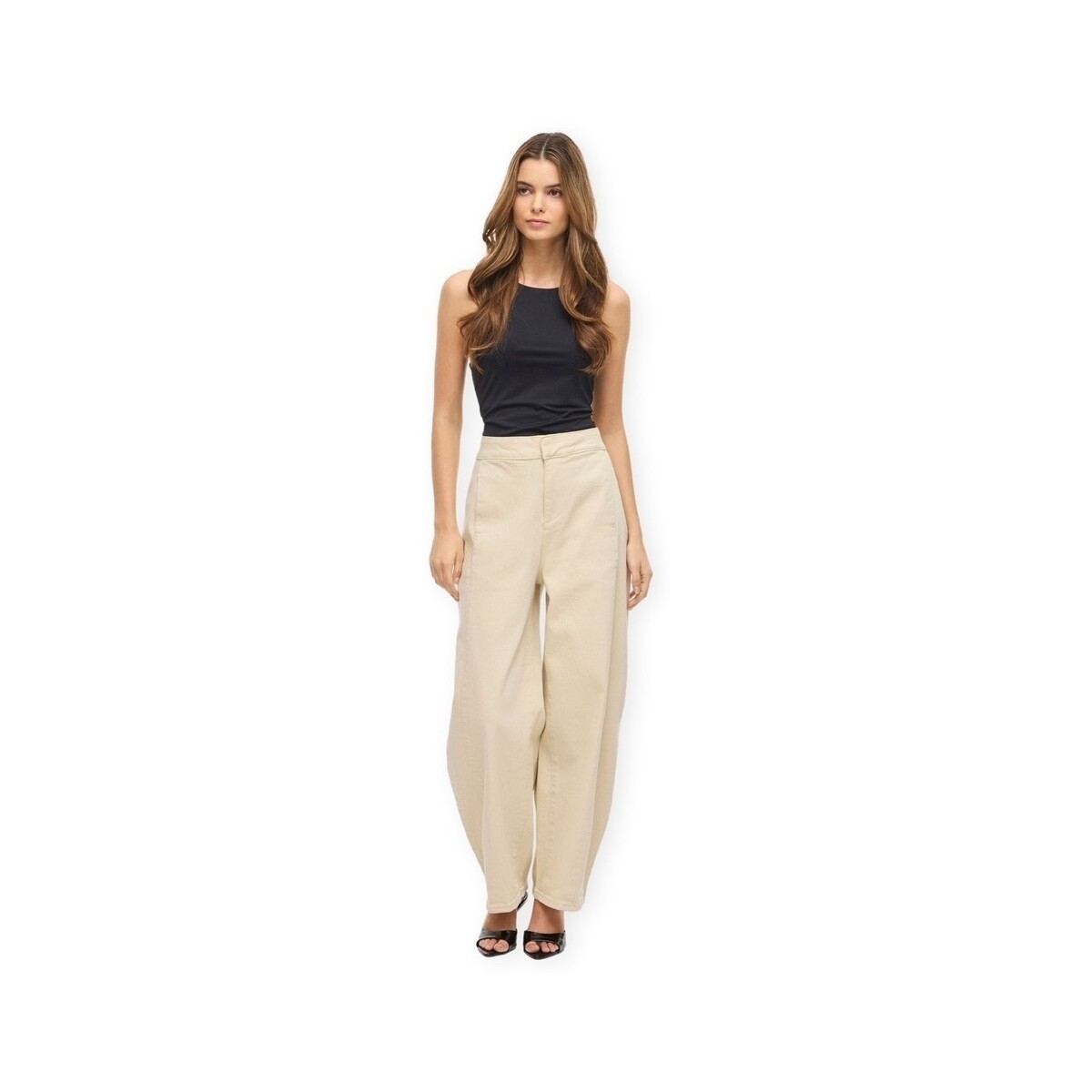 Παντελόνια Vila Chia Barreal Trousers - Birch
