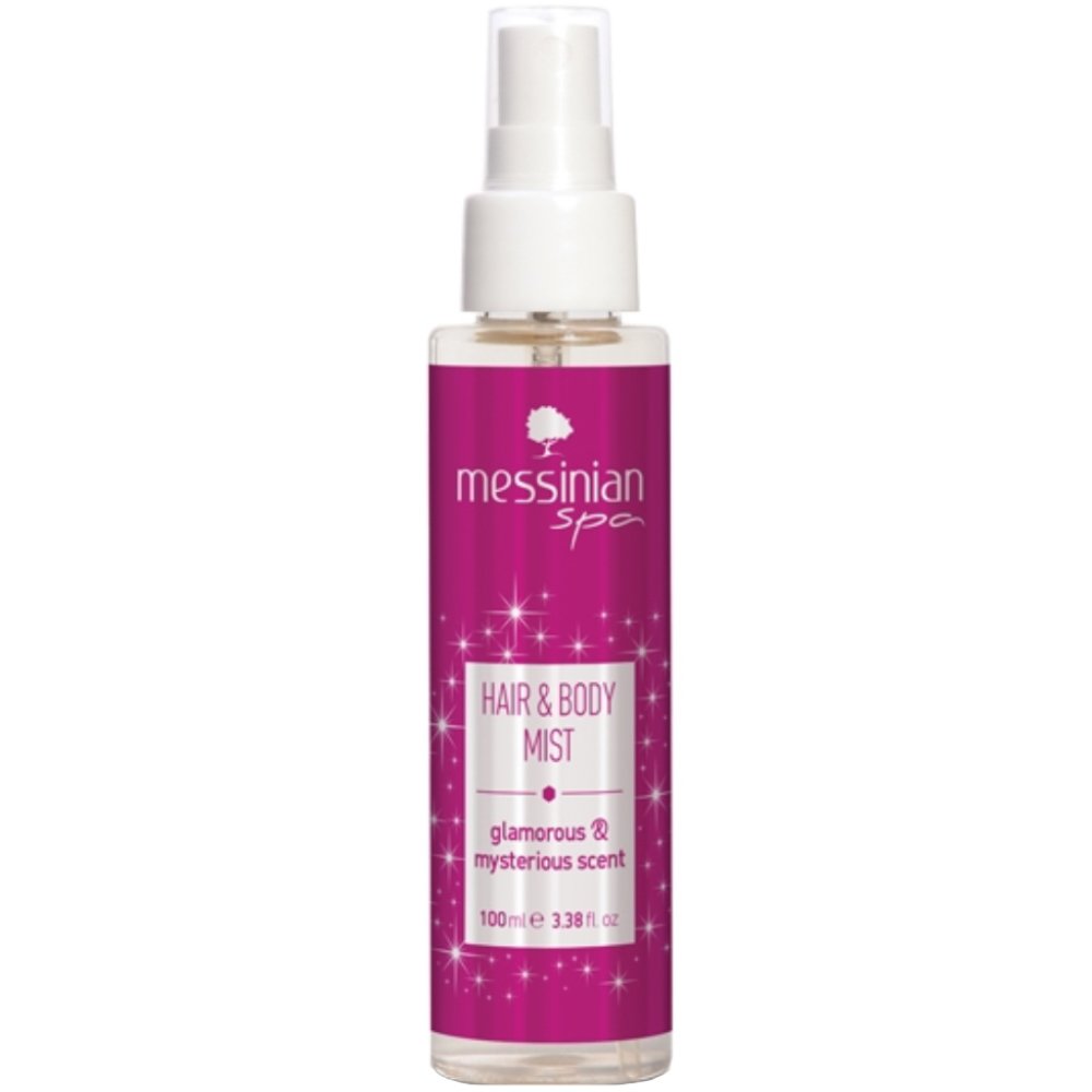 Messinian Spa Glamorous & Mysterious Scent Hair & Body Mist Ενυδατικό Mist Μαλλιών & Σώματος με Λαμπερό & Μυστηριώδες Άρωμα 100ml