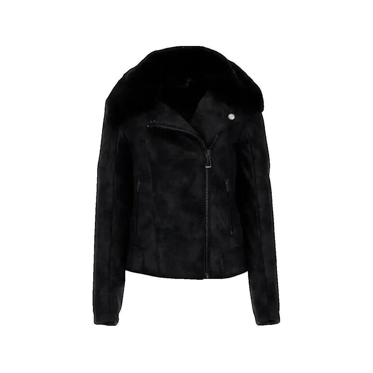 Μπουφάν Guess Blouson New Olivia avec col en fourrure synthétique