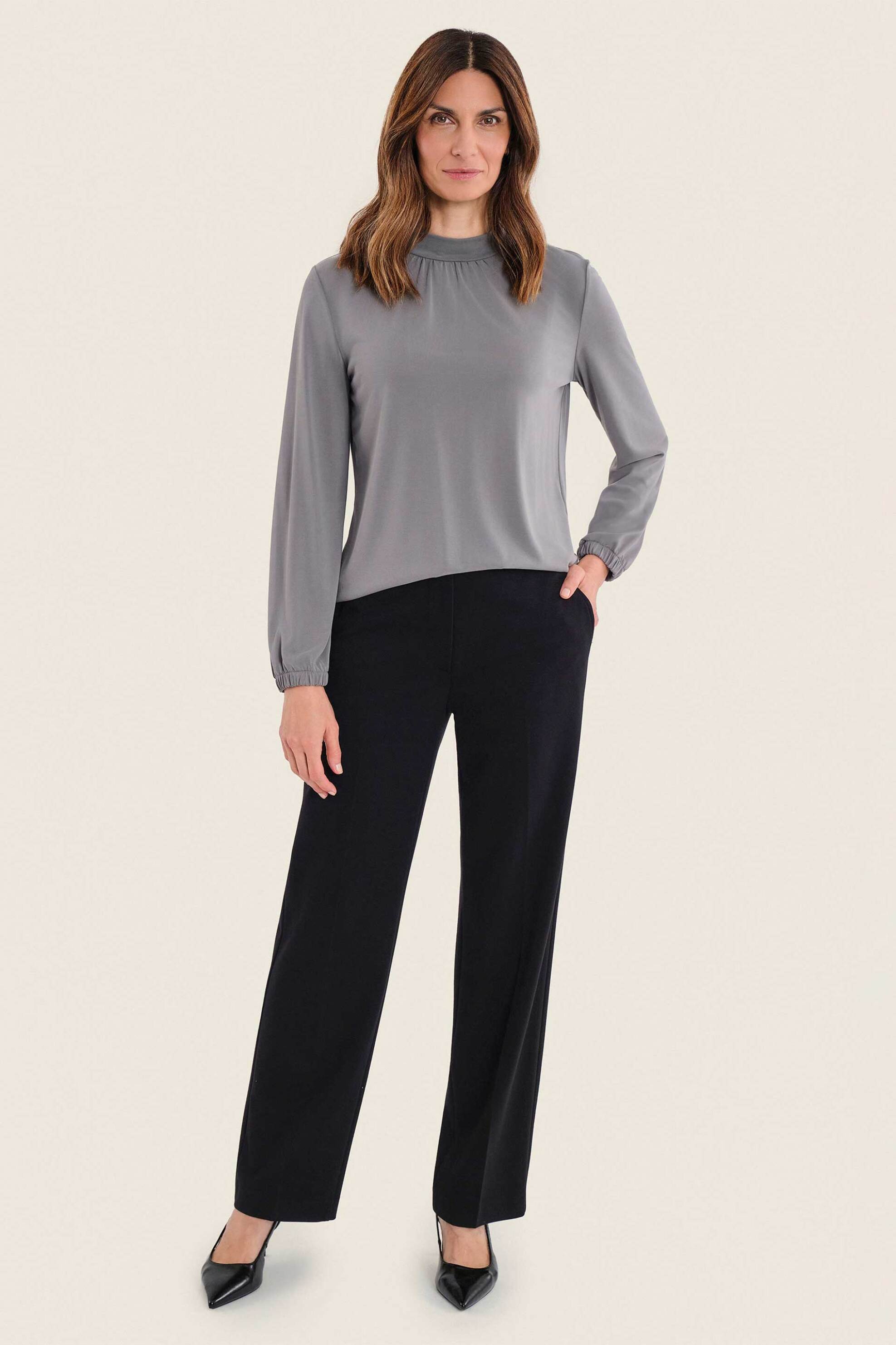 Gerry Weber γυναικείο παντελόνι μονόχρωμο Straight Fit