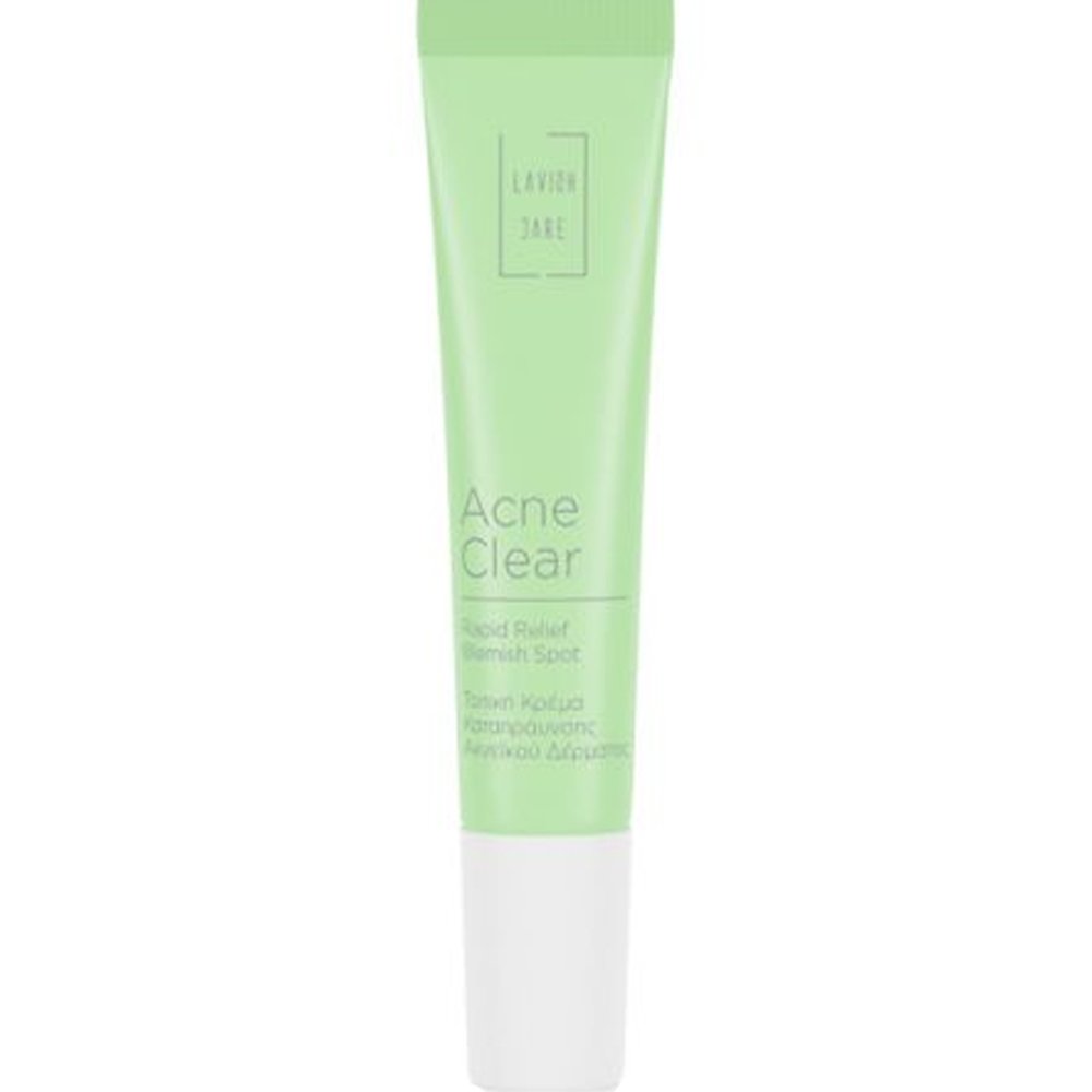 Lavish Care Acne Clear Rapid Relief Blemish Spot Gel Καταπραϋντική Κρέμα-Gel Τοπικής Εφαρμογής Καθημερινής Χρήσης για την Αντιμετώπιση Σπυριών & Λιπαρότητας σε Ακνεϊκά Δέρματα 15ml