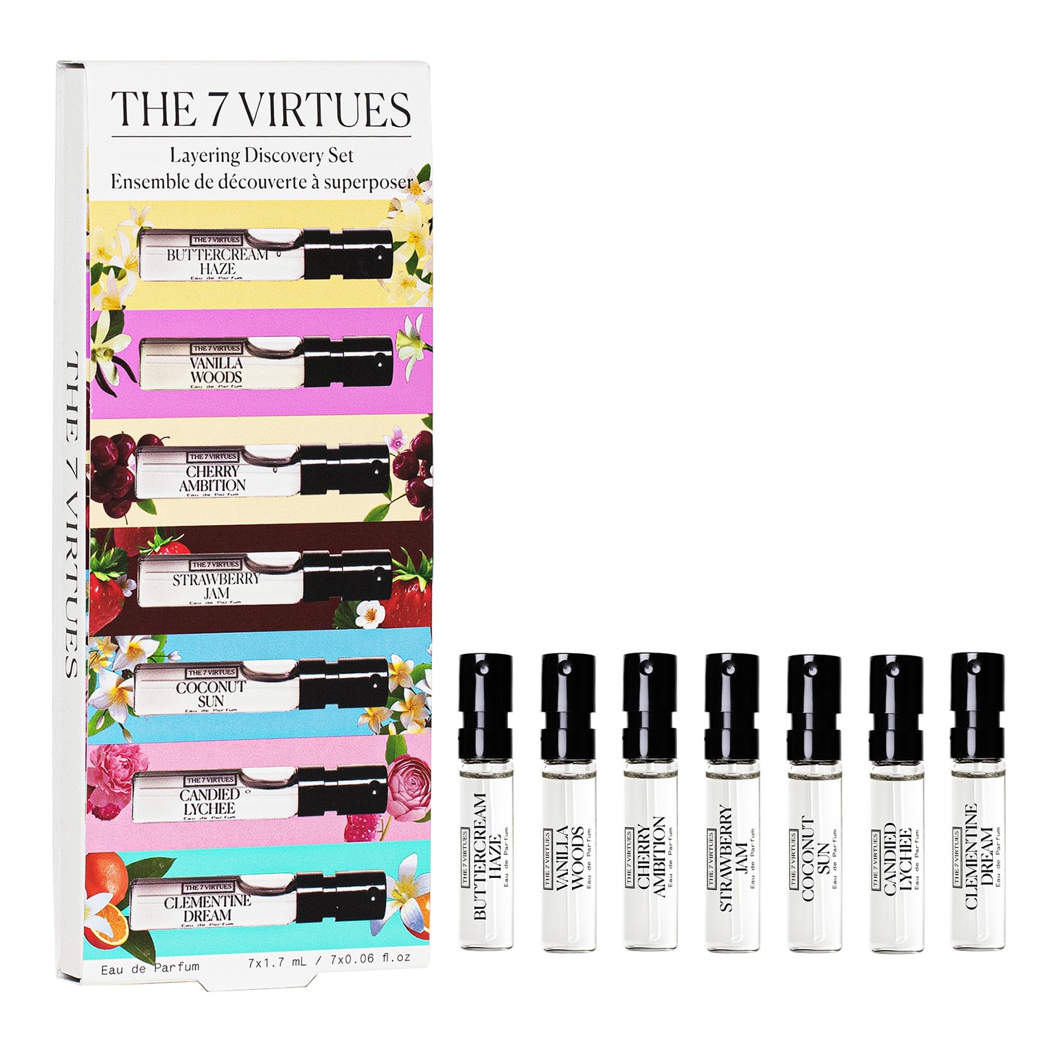The 7 Virtues - Layering Discovery Set – Σετ γνωριμίας με αρώματα για συνδυασμό | 1.7 ml