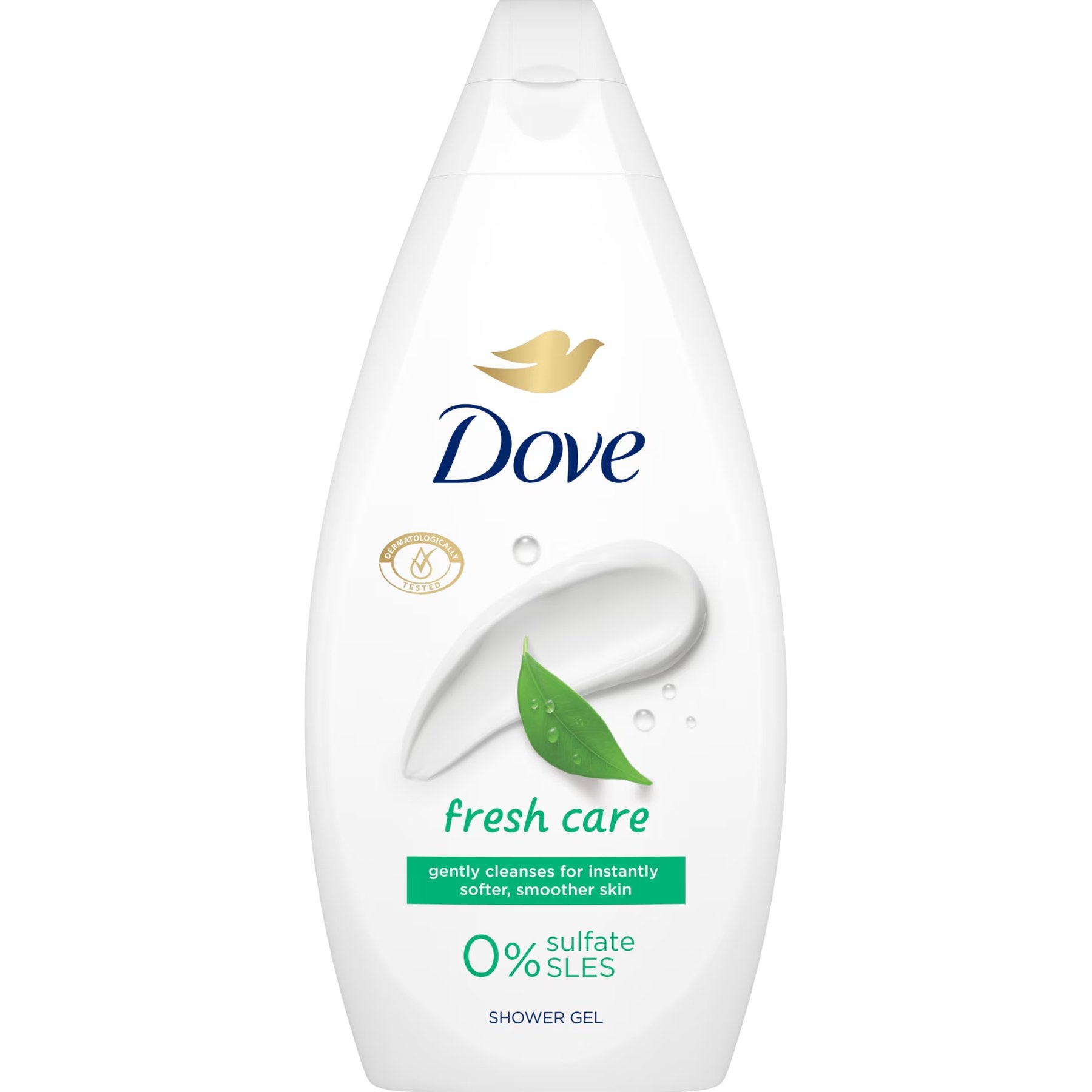 Dove Fresh Care Shower Gel Θρεπτικό Αφρόλουτρο με Ήπιους Καθαριστικούς Παράγοντες που Αφήνει την Επιδερμίδα Λεία & Απαλή 450ml