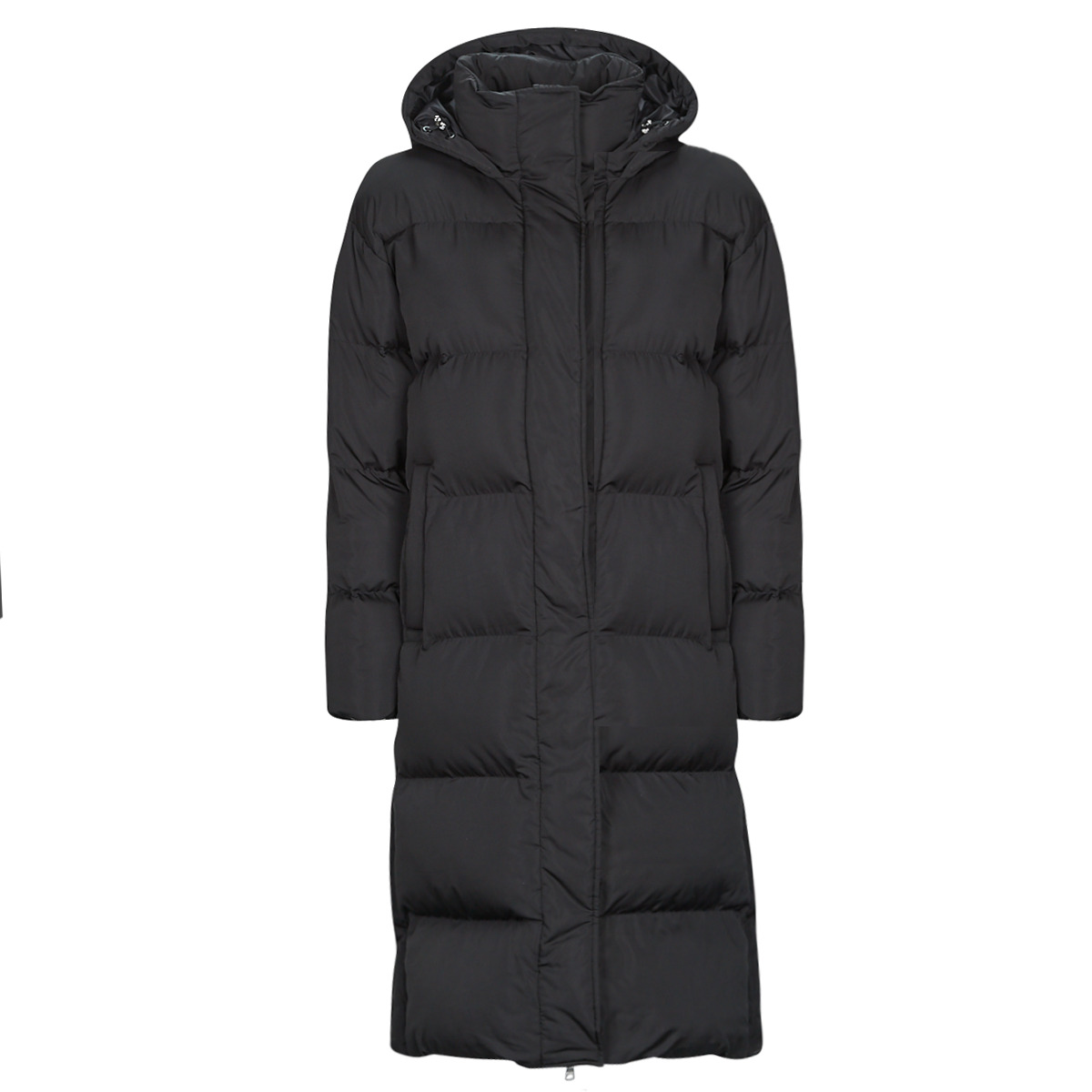 Χοντρό μπουφάν Superdry LONGLINE HOODED PUFFER COAT