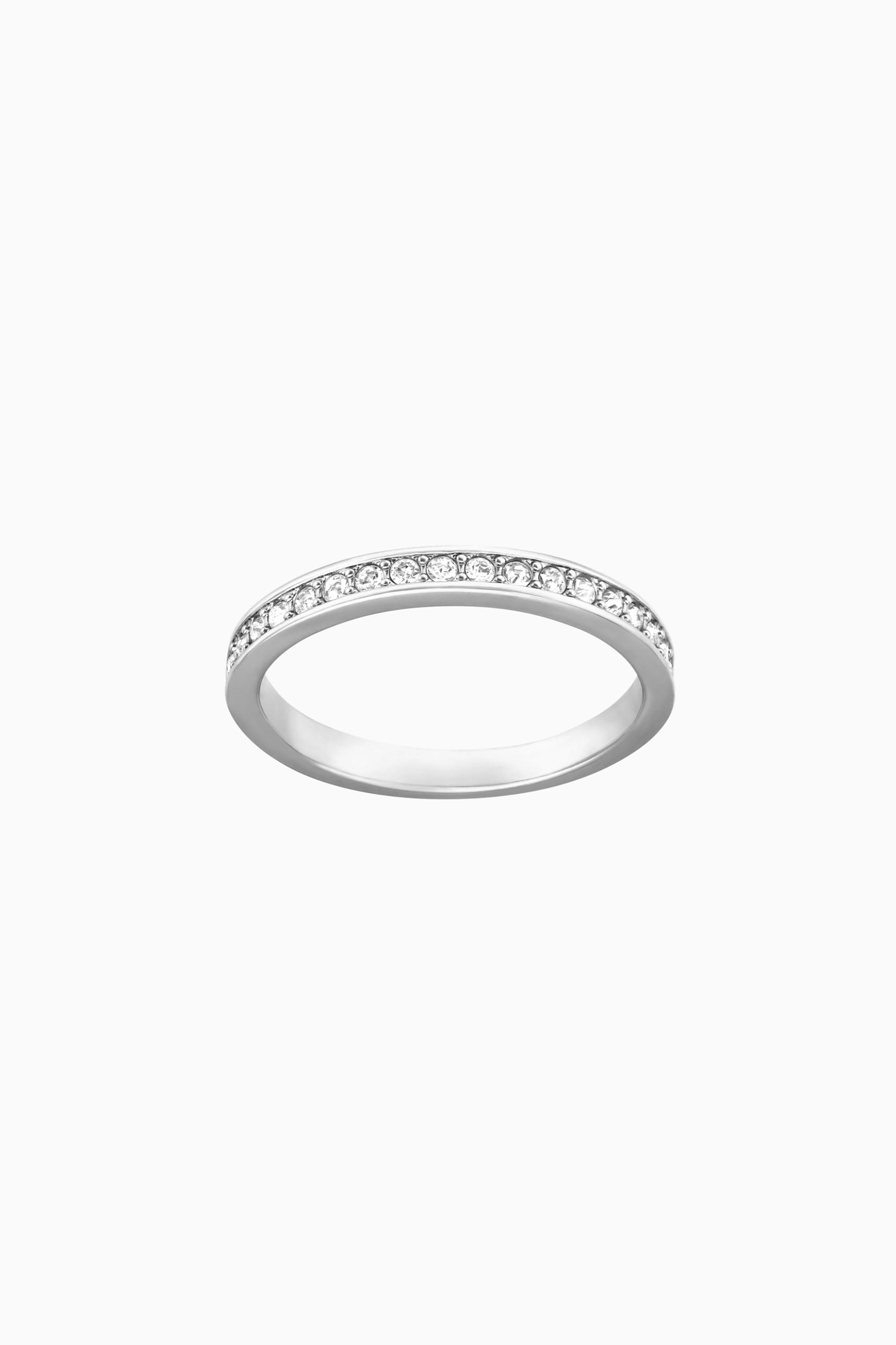 Swarovski Rare Ring, White, Rhodium plated (58)