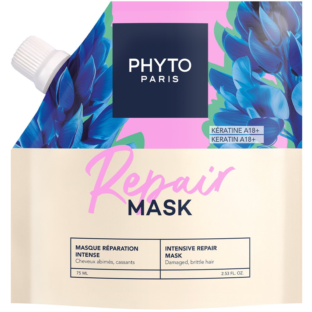 Phyto Intensive Repair Mask Travel Size Μάσκα Θρέψης & Επαναφοράς για Ταλαιπωρημένα, Εύθραυστα Μαλλιά 75ml