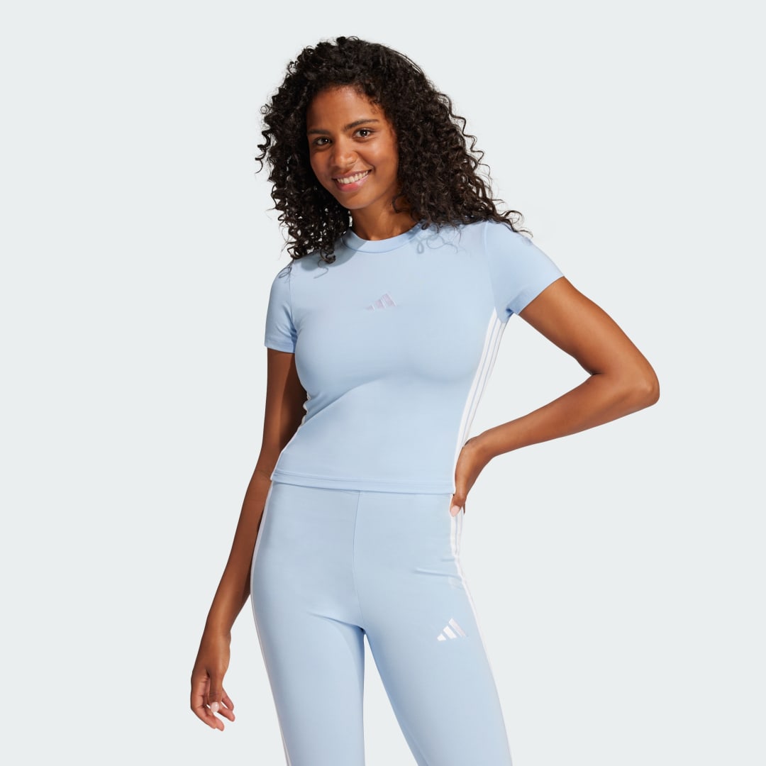 Essentials 3-Stripes Slim Baby Tee