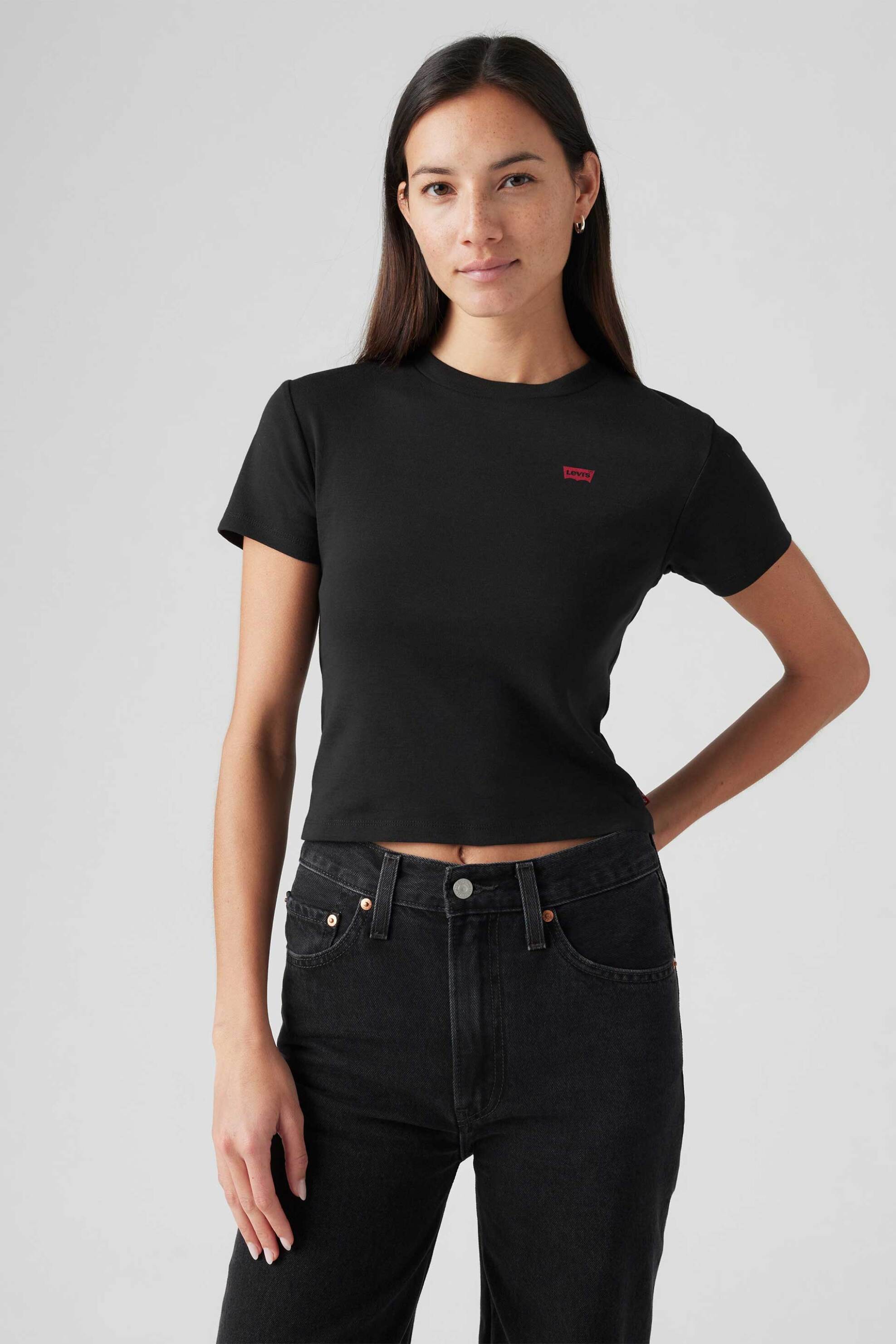 Levi's® γυναικείο T-shirt με λογότυπο Slim Fit "Essential Sporty"