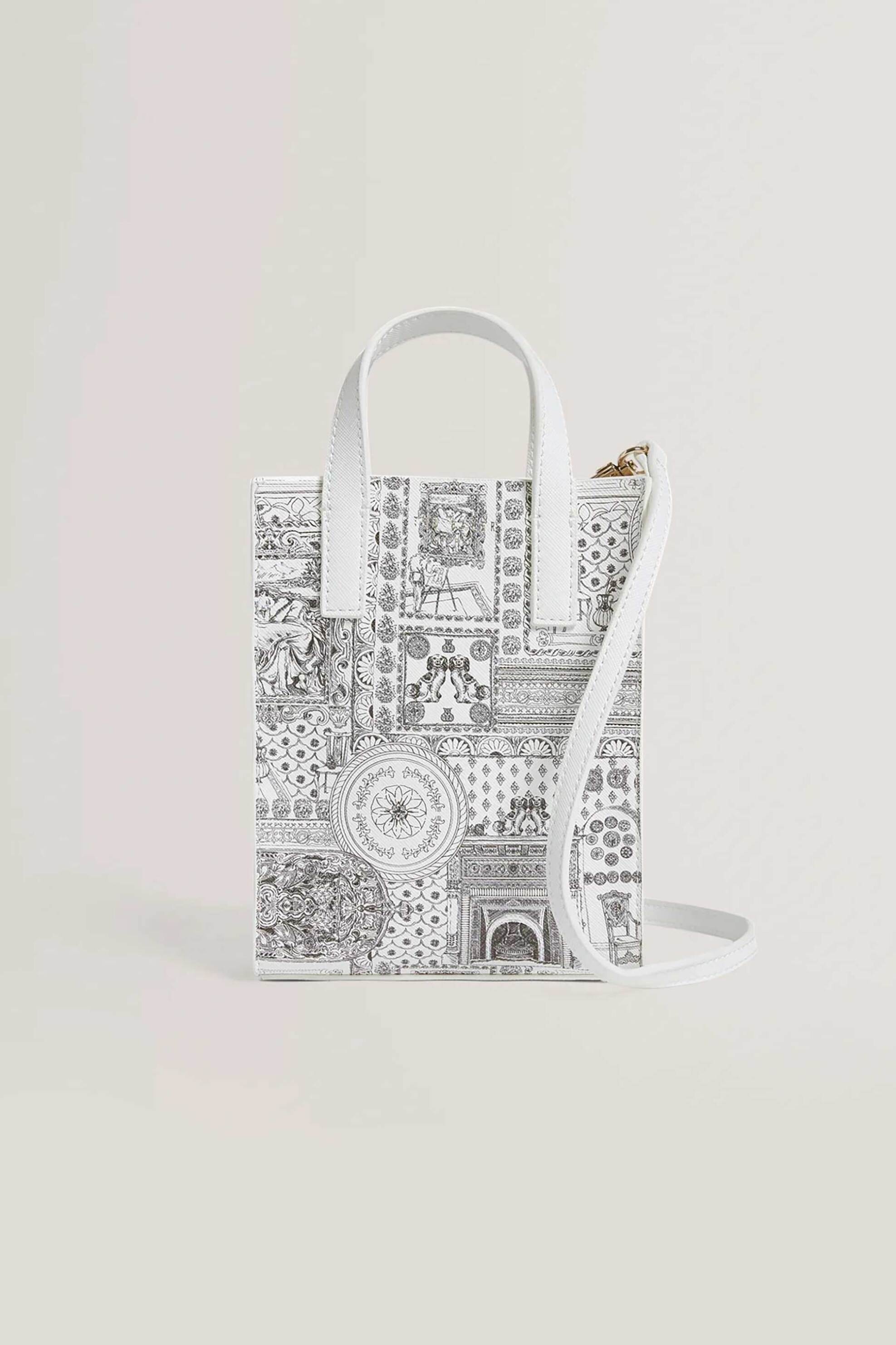 Ted Baker γυναικεία τσάντα χειρός με print "Wickcon Mini" | ONE SIZE