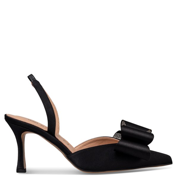 BOW-SLINGBACK PUMPS