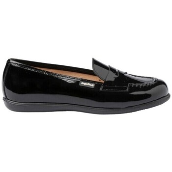 Μοκασσίνια Angelitos 468 MOCASIN CHAROL COLEGIO Negro