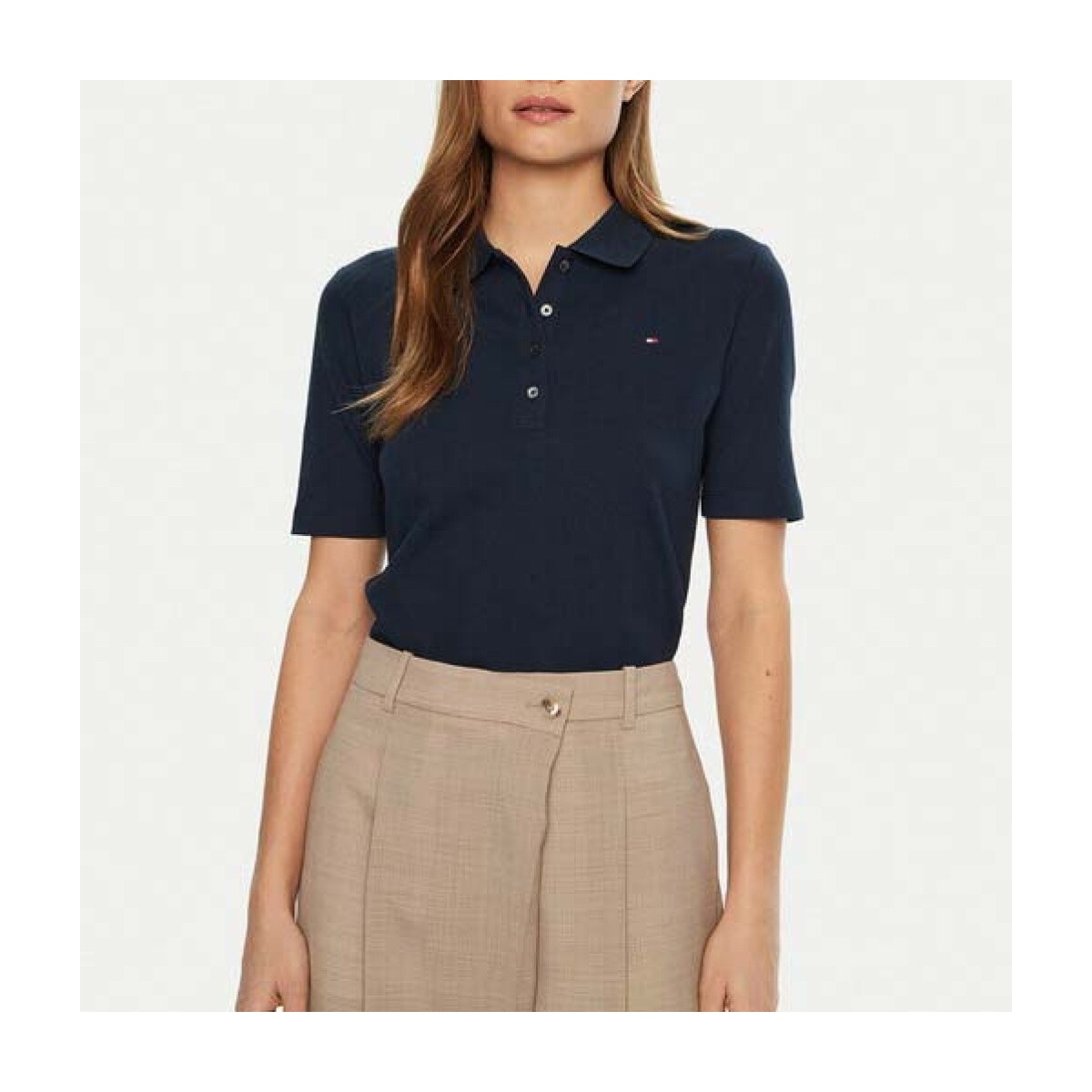 Πόλο με κοντά μανίκια Tommy Hilfiger WW0WW43224
