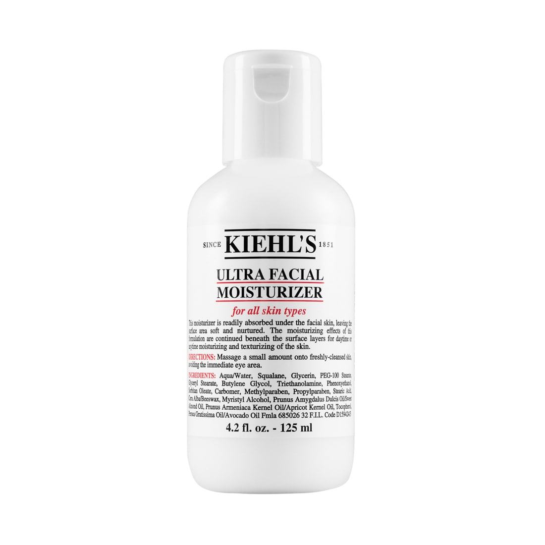 Ultra Facial Moisturiser 125ml
