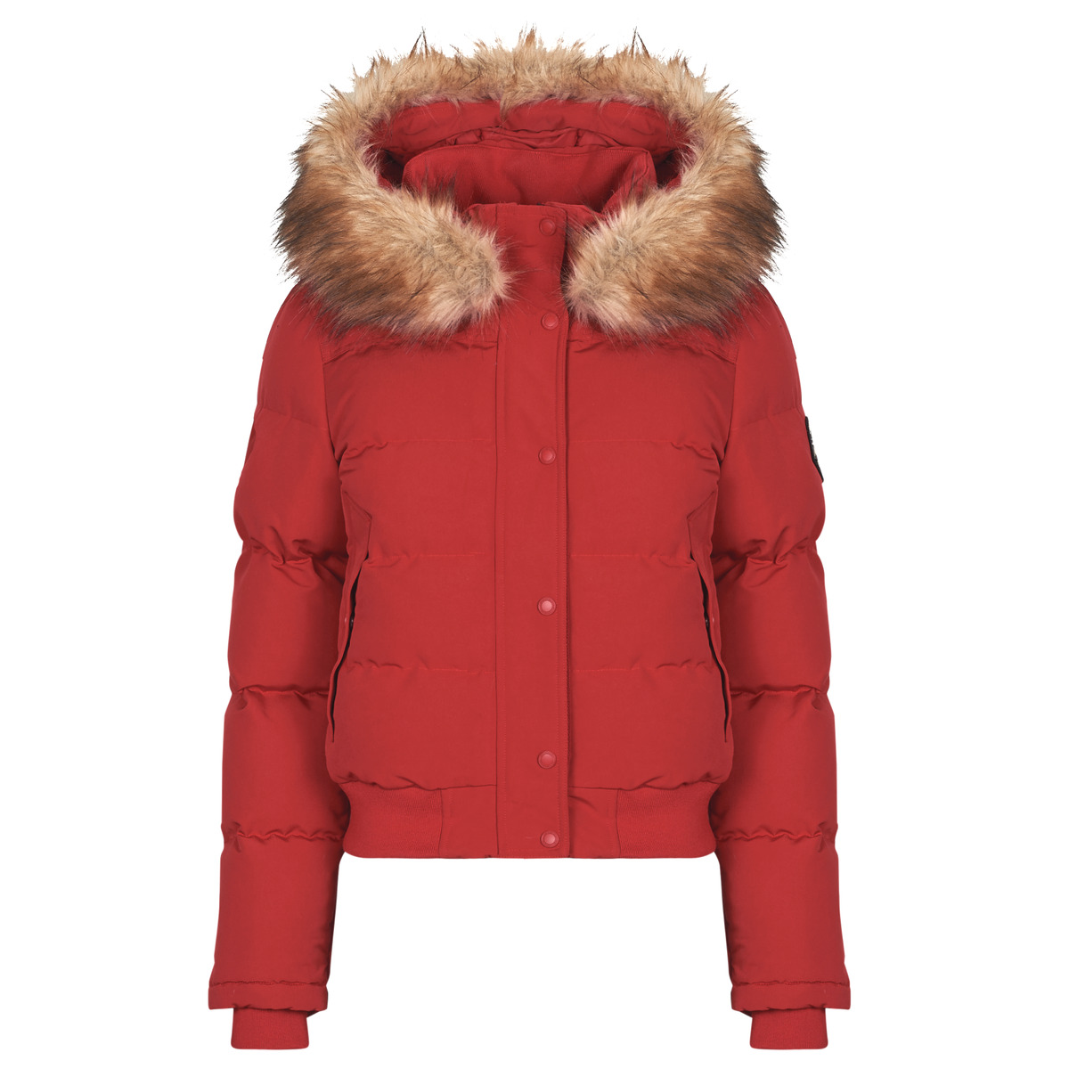 Χοντρό μπουφάν Superdry EVEREST HOODED BOMBER JKT