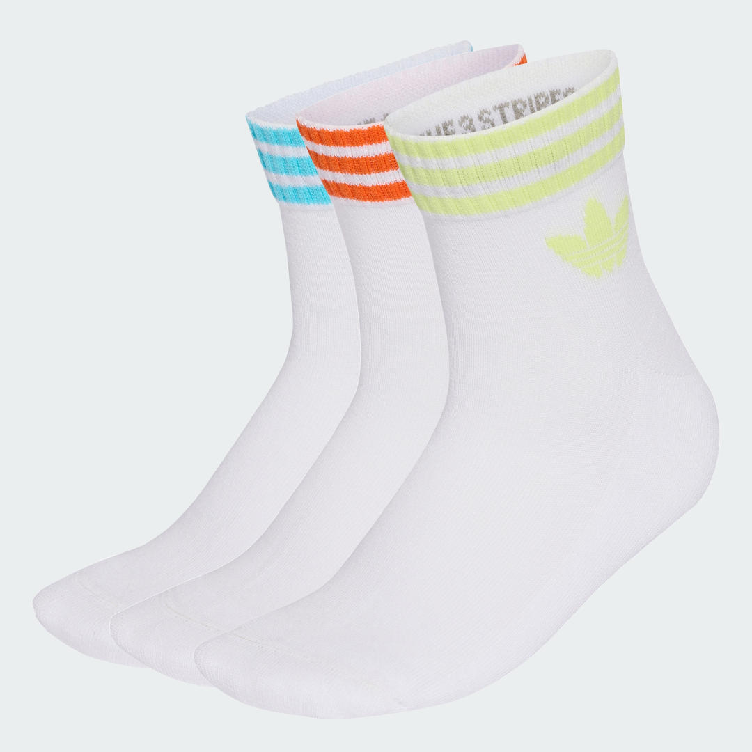 3-Stripes Ankle Socks 3 Pairs