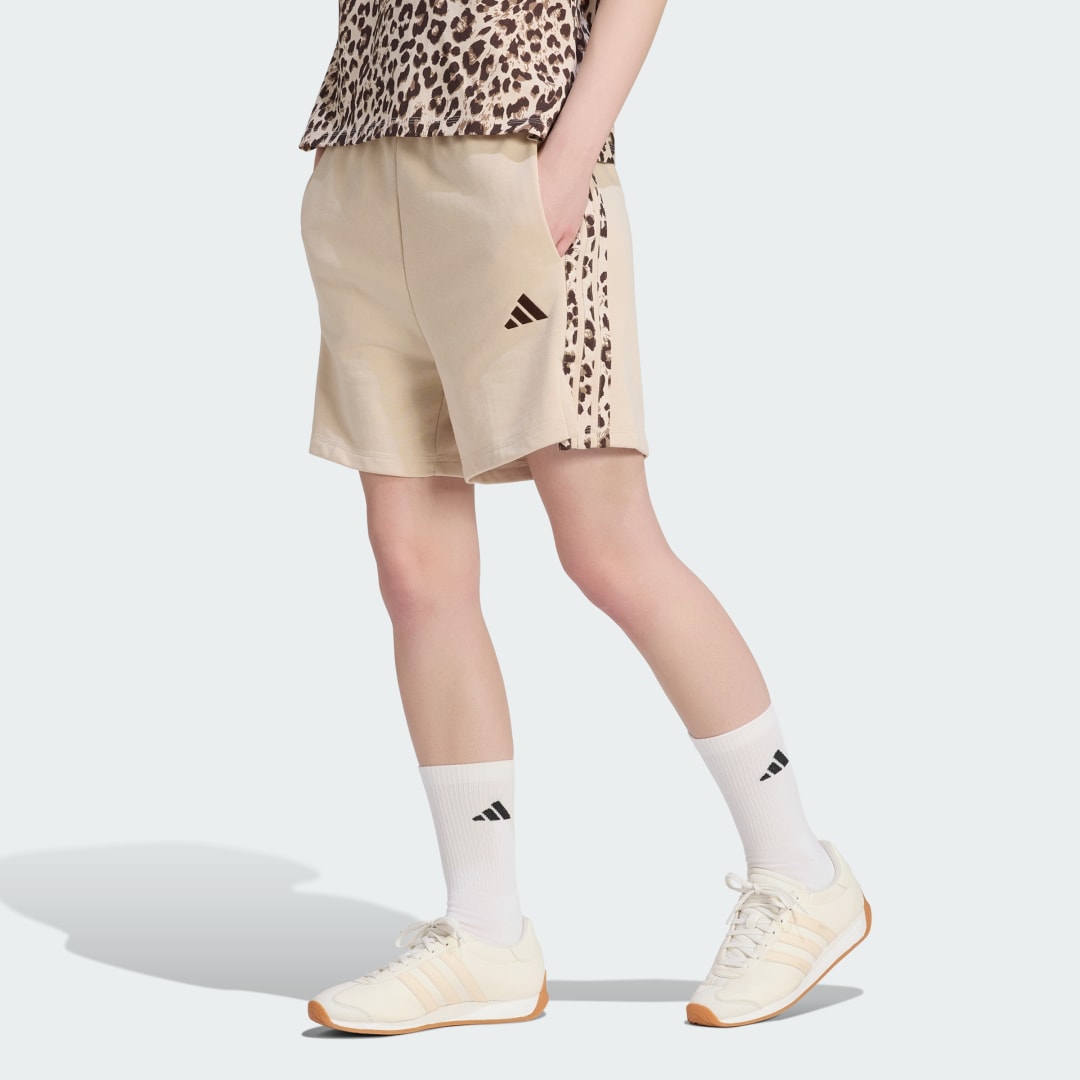 Σορτς Seasonal Essentials 3-Stripes Animal Print