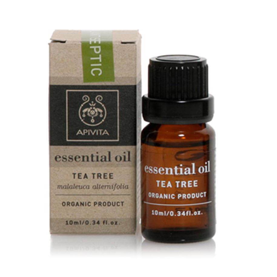 Apivita Tea Tree Essential Oil Πολυχρηστικό Αιθέριο Έλαιο Αρωματοθεραπείας από Τεϊόδεντρο με Αντισηπτικές Ιδιότητες & Κατά των Μολύνσεων 10ml