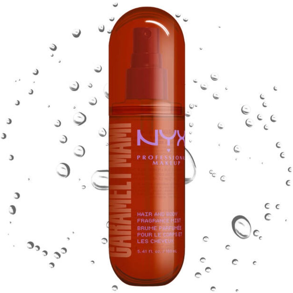 Nyx Professional Makeup Hair & Body Fragrance Mist Ενυδατικό Σπρέι για Μαλλιά & Σώμα με Άρωμα Καραμέλα & Φιστίκι 160ml - Caramelt Mami