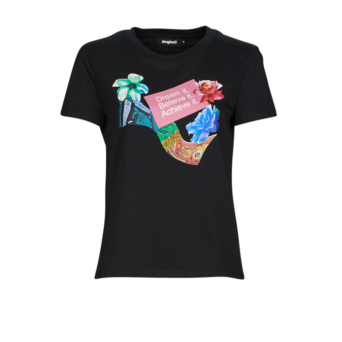 T-shirt με κοντά μανίκια Desigual LILY
