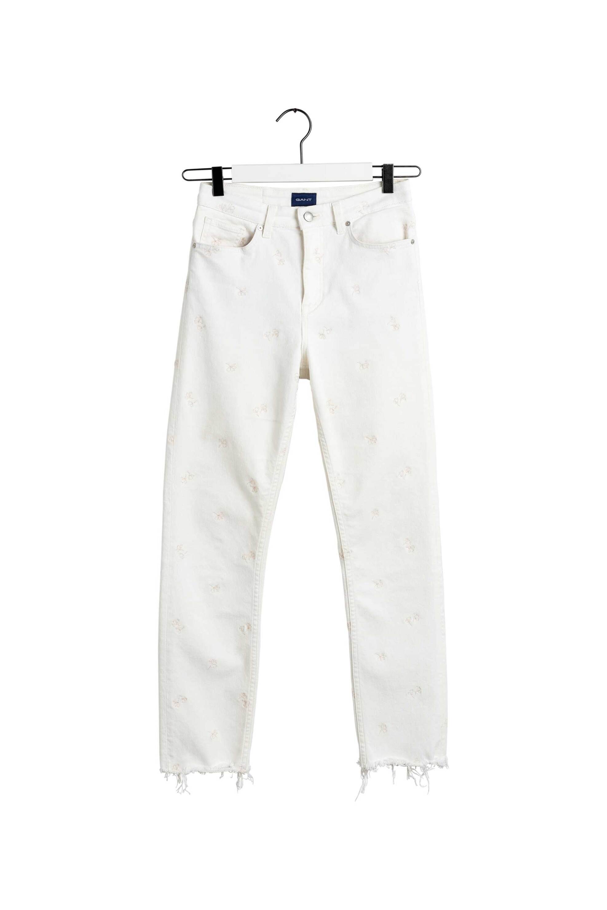 Gant γυναικείο τζιν παντελόνι με ξέφτια στο τελείωμα