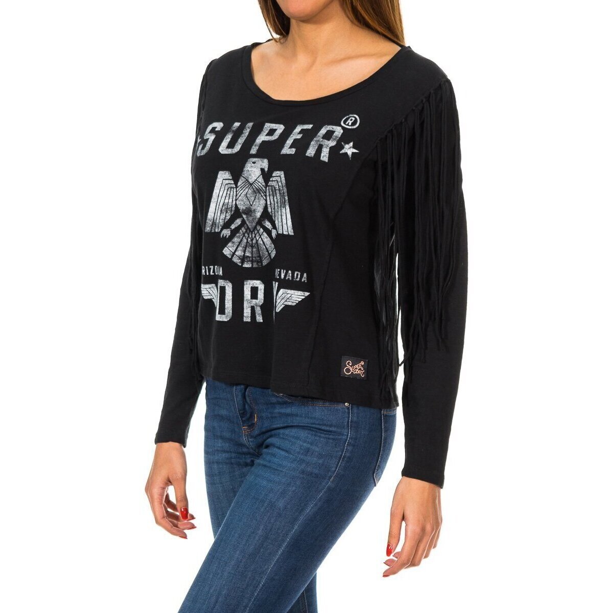 Μπλουζάκια με μακριά μανίκια Superdry G60000GN
