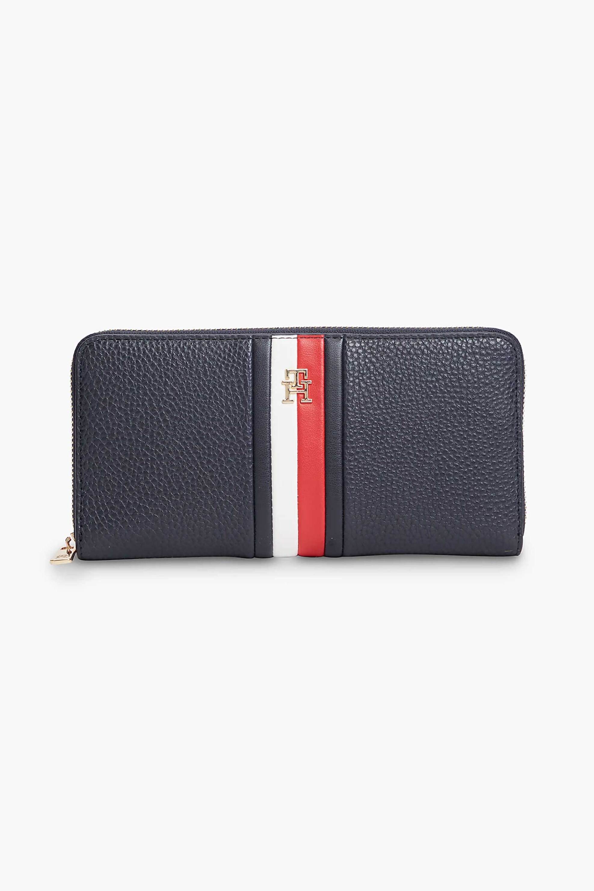 Tommy Hilfiger γυναικείο πορτοφόλι με μεταλλικό monogram | ONE SIZE