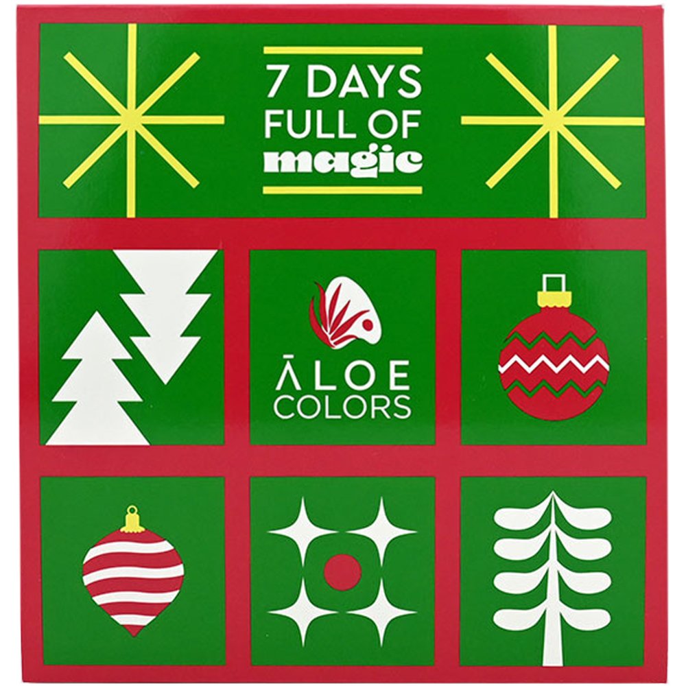 Aloe Colors Promo 7 Days Full of Magic Advent Calendar Εορταστικό Ημερολόγιο με Προϊόντα Έκπληξη για μια πιο Λαμπερή Γιορτινή Εμφάνιση 1 Τεμάχιο