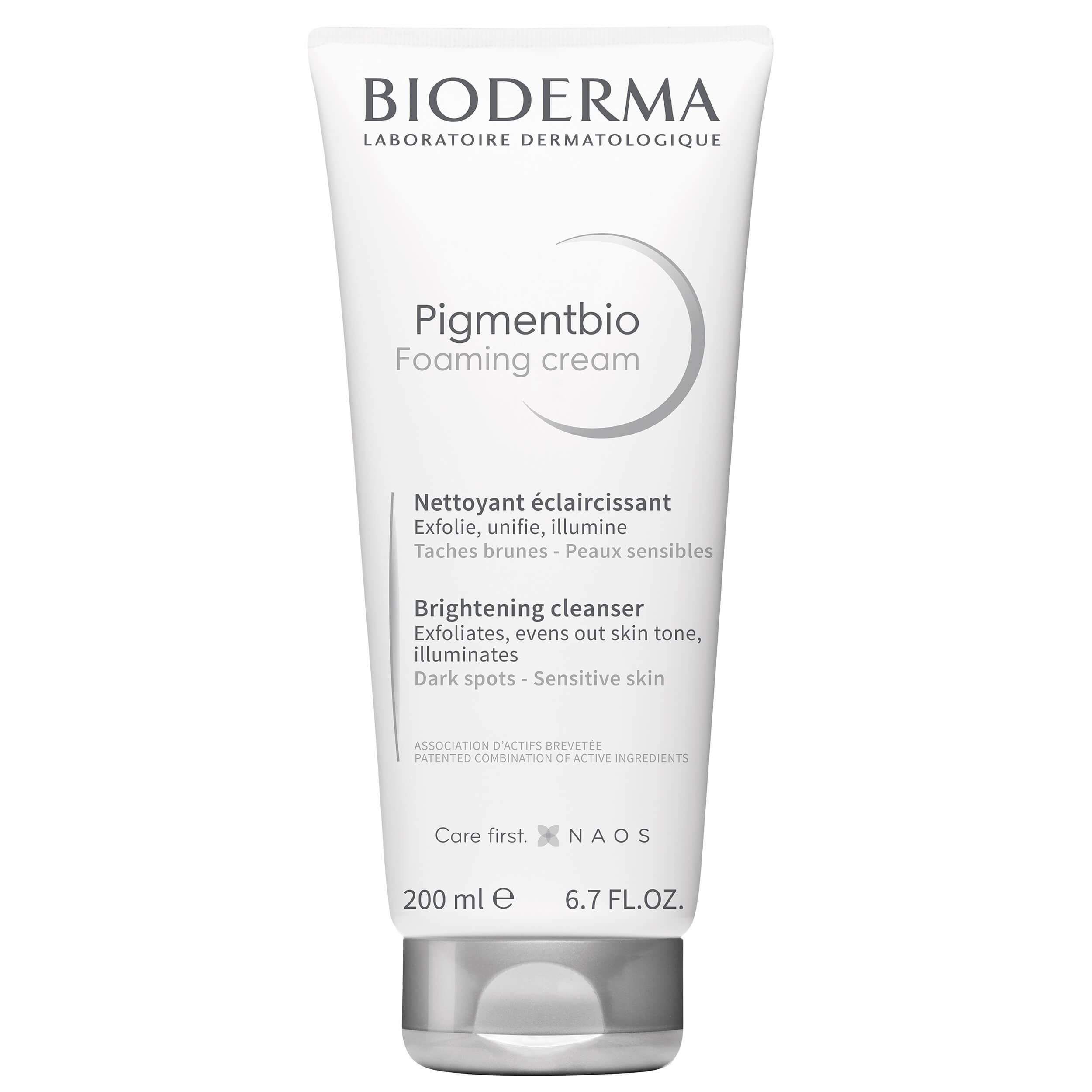 Bioderma Pigmentbio Foaming Cream Χαρίζει Φωτεινότητα και Προωθεί την Εξάλειψη των Καφέ Κηλίδων 200ml