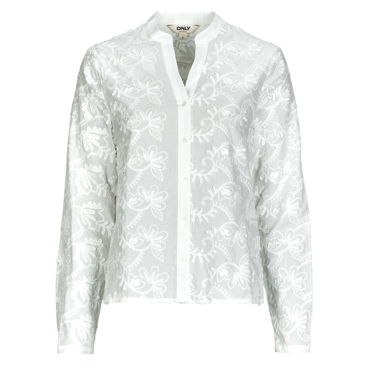 Μπλούζα Only ONLCARMEN FR L/S 3D EMB SHIRT