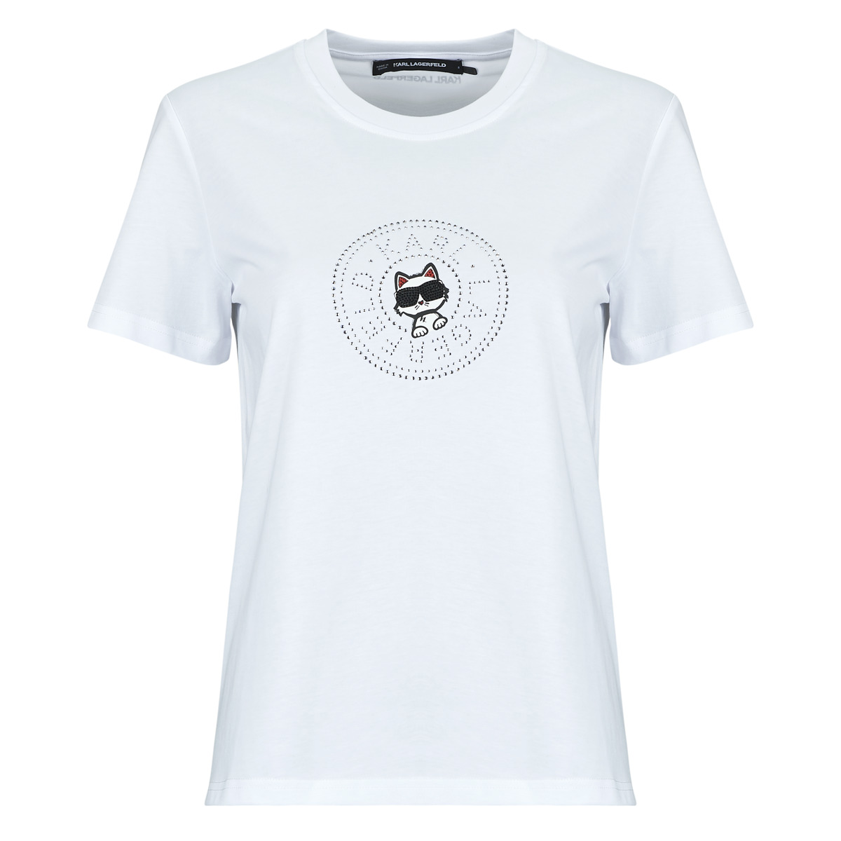 T-shirt με κοντά μανίκια Karl Lagerfeld IKON RS CIRCLE T-SHIRT