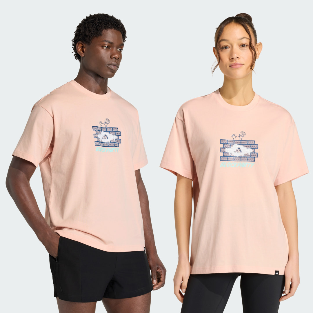 ADIDAS VOLLEYBALL FUN GRAPHIC T-SHIRT